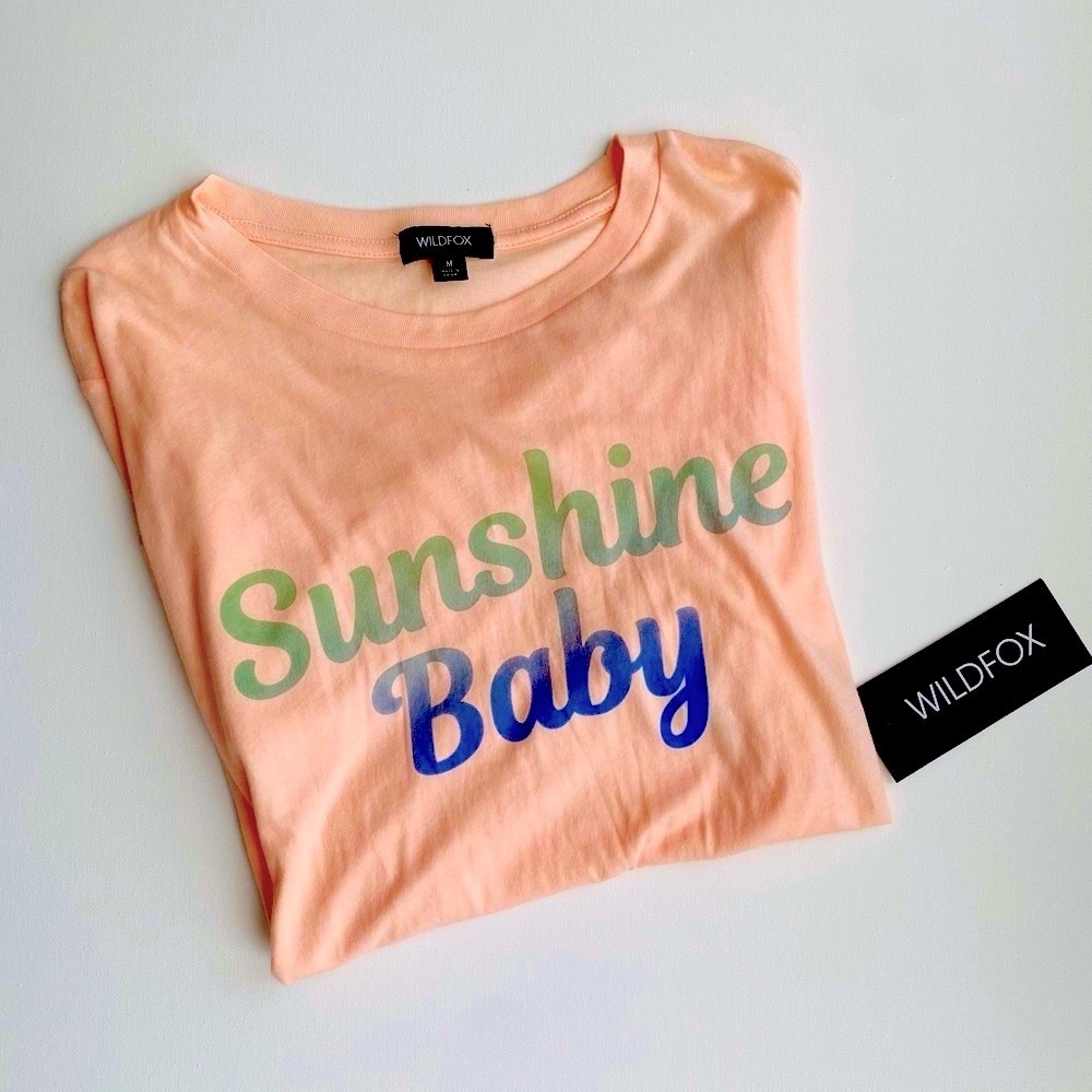 New Wildfox Sunshine Baby Tee